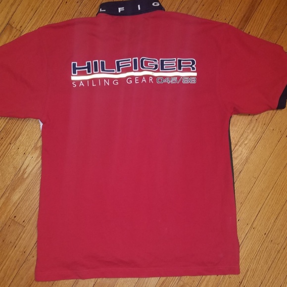 Tommy Hilfiger Polo Shirt Multicolor Men's XL - Picture 6 of 6